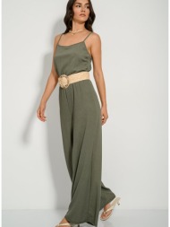 ολόσωμη φόρμα γκοφρέ (khaki)