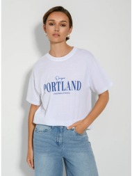 t-shirt με τύπωμα (white)