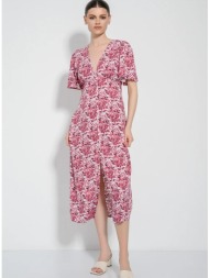 midi floral φόρεμα με ...