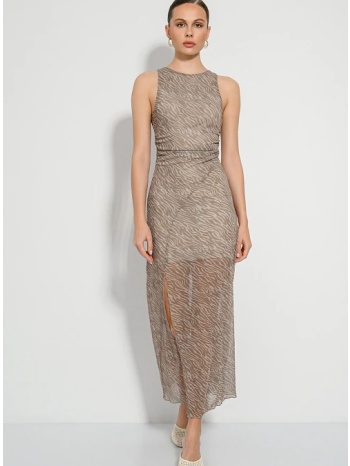 maxi φόρεμα από τούλι με zebra print (multi) σε προσφορά
