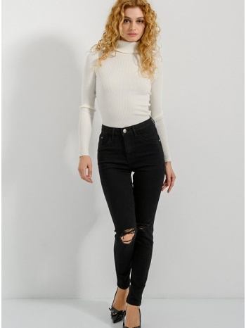 skinny ντένιμ με σκισίματα (black) σε προσφορά