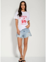 t-shirt με τύπωμα (white)