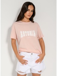 t-shirt με τύπωμα (pink)