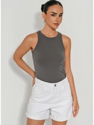 τοπ με halter λαιμόκοψη (grey)