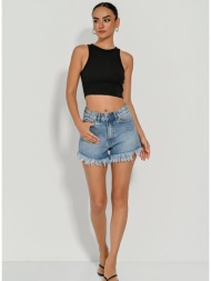 halter ριπ κροπ τοπ (black)