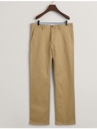 gant παντελονι gant chino 3g915023-248 sandybrown