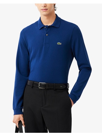 lacoste μπλουζα μμ polo ls 3l1312-f9f blue
