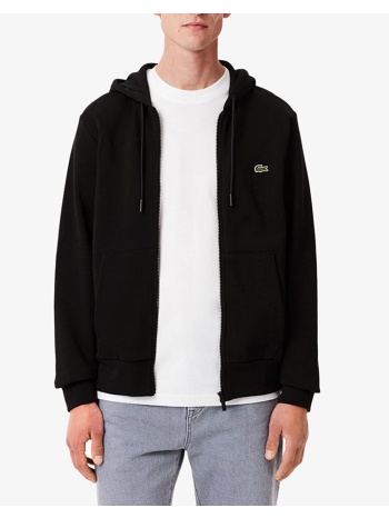 lacoste ζακετα φουτερ μμ sweatshirt 3sh9626-031 black
