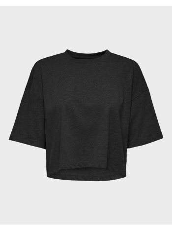 only onlmelle s/s glitter top jrs 15354907-blackblackfoil σε προσφορά