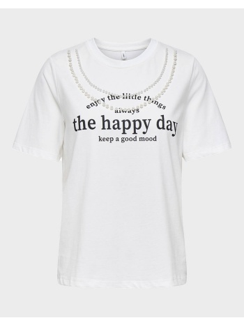 only onljolly life s/s boxy print top jrs 15356166-cloud σε προσφορά