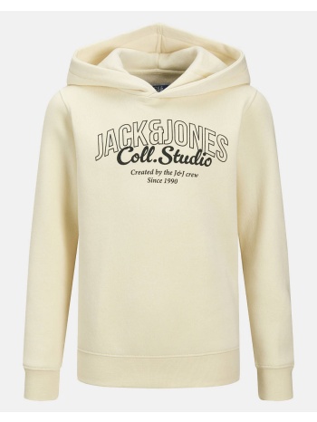 jack&jones jjmakoto sweat hood ub jnr 12285646-antique σε προσφορά