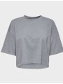 only onlmelle s/s glitter top jrs 15354907-silversilverfoil lightgray