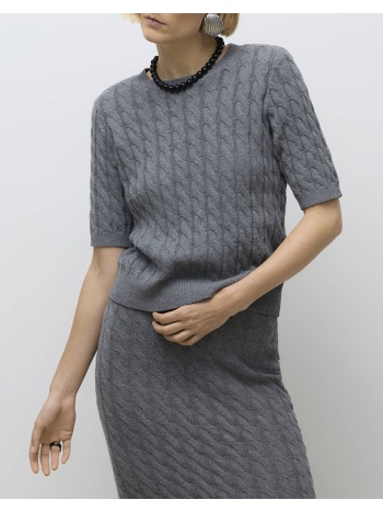 aware awlorella 2/4 crew neck knit top noos 10312356-medium σε προσφορά