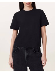 all saints lisa tee w020jz-black black