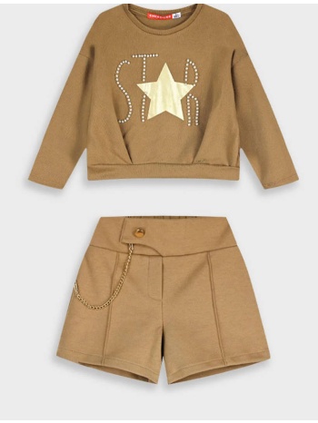 energiers σετ ^ βερμουδεσ-σορτς 15-125322-0-239 tan