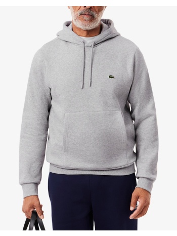 lacoste μπλουζα φουτερ μμ sweatshirt 3sh9623-cca lightgray