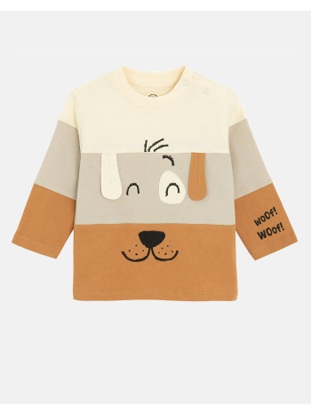 cool club μπλούζα μ/μ αγορι ccb3101073-beige biege