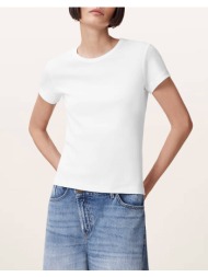 all saints stevie tee w194ja-optic white offwhite