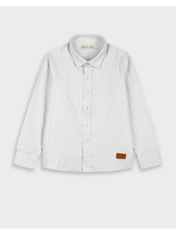 energiers πουκαμισο 42-125191-4-016 ecru