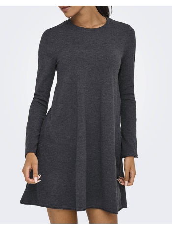 only onlamalio life ls oneck dress knt 15349936-dark grey σε προσφορά