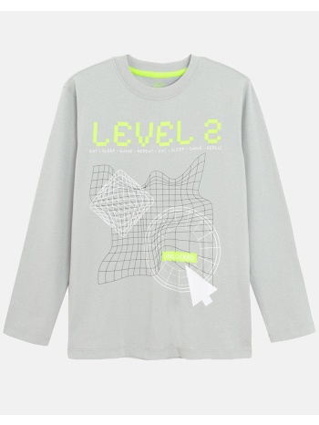 cool club μπλούζα μ/μ αγορι ccb3121581-grey lightgray