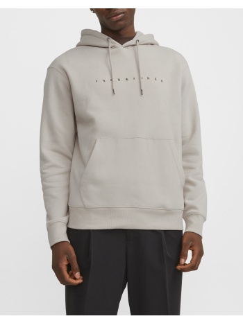 jack&jones jjestar jj sweat hood noos 12233972-moonbeam ecru