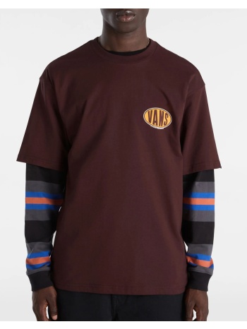 vans spray on ss vn000hkc7yo1-vn7yo darkred σε προσφορά