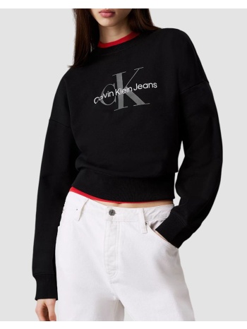 calvin klein jeans ls monologo french terry rlxd cn