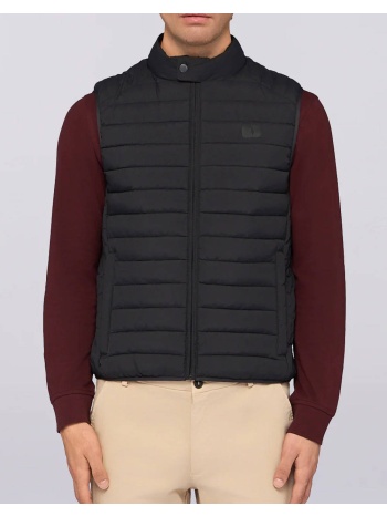 trussardi light padded vest - crinkle nylon mo802n10-033 σε προσφορά