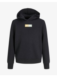 jack&jones jjpan sweat hood jnr 12279587-black black