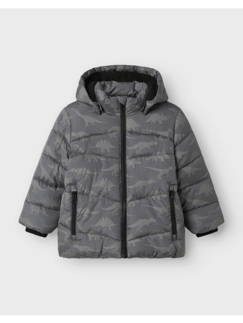 name it nmmmosan puffer jacket ref1 13243942-poppy seed gray σε προσφορά