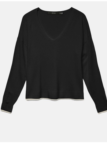 vero moda vmbreeze ls v-neck pullover boo 10311090-blackw σε προσφορά