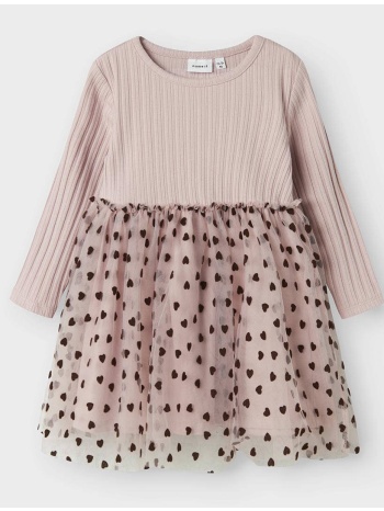 name it nmfnea ls tulle dress 13246609-burnished lilac σε προσφορά