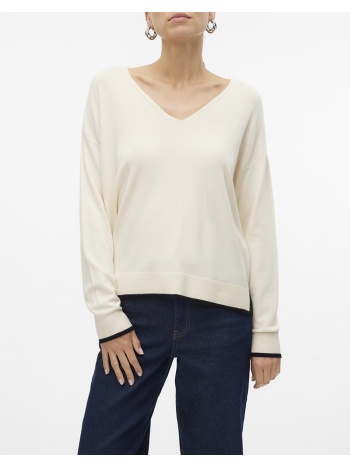 vero moda vmbreeze ls v-neck pullover boo 10311090-birchw σε προσφορά