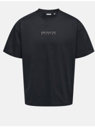 only&sons onsparker ss loose tee 22035566-jet blacklostcities black