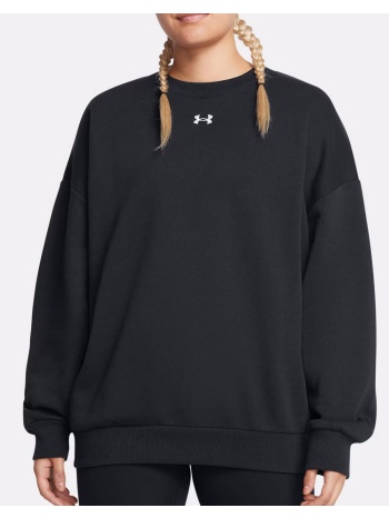 under armour rival fleece os crew 1386463-001 black σε προσφορά