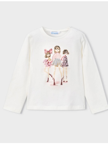 mayoral μπλουζα μακρυμανικη επισιμη 04011-095 offwhite σε προσφορά