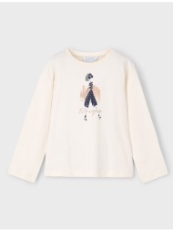 mayoral μπλουζα μακρυμανικη 04010-071 offwhite