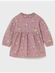 mayoral φορεμα φουτερ σταμπωτο 02916-046 deeppink