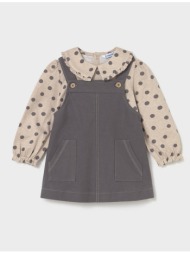 mayoral σετ φουστα σαλοπετα 02926-060 gray