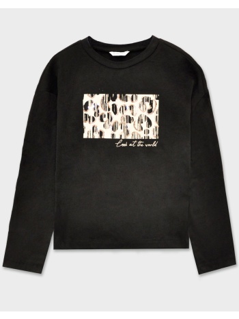 mayoral μπλουζα μακρυμανικη σχεδιο 07024-023 black σε προσφορά