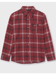 mayoral πουκαμισο καρο φανελα 07108-054 darkred