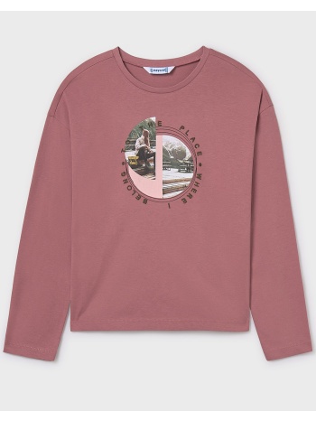 mayoral μπλουζα μακρυμανικη σχεδιο 07023-017 deeppink σε προσφορά