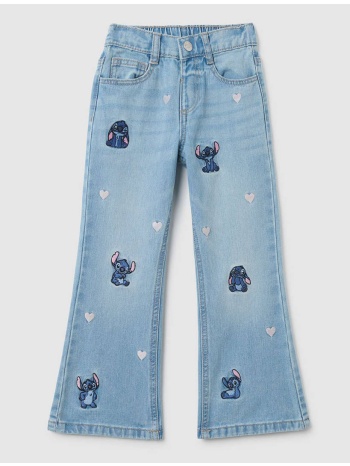 ovs denim flare lilo&stitch 2402686-light blue