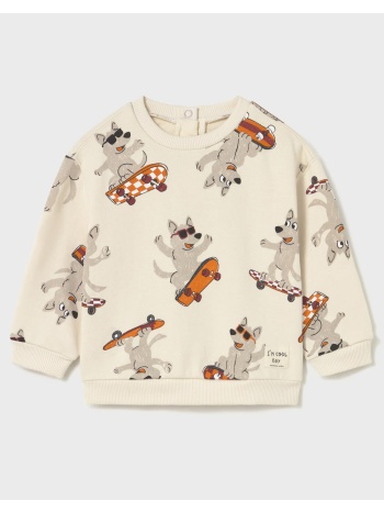 mayoral φουτερ σταμπωτο 02417-036 biege σε προσφορά