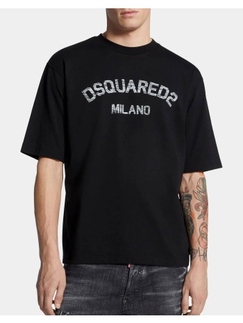 dsquared2 μπλουζα s74gd1476d20020-962x black σε προσφορά