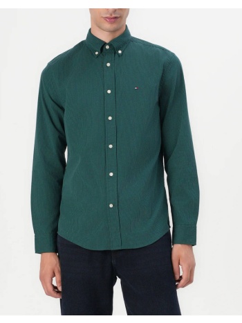 tommy hilfiger flex poplin micro gingham shirt