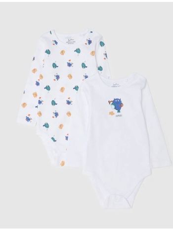 ovs pk 2 bodies boy ml 2458087-snow white mixed