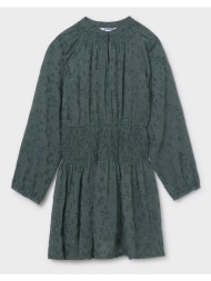 mayoral φορεμα γαζα lurex 07909-055 darkgreen