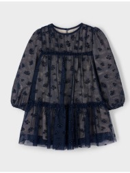 mayoral φορεμα τουλι φαντασια 04919-050 darkblue